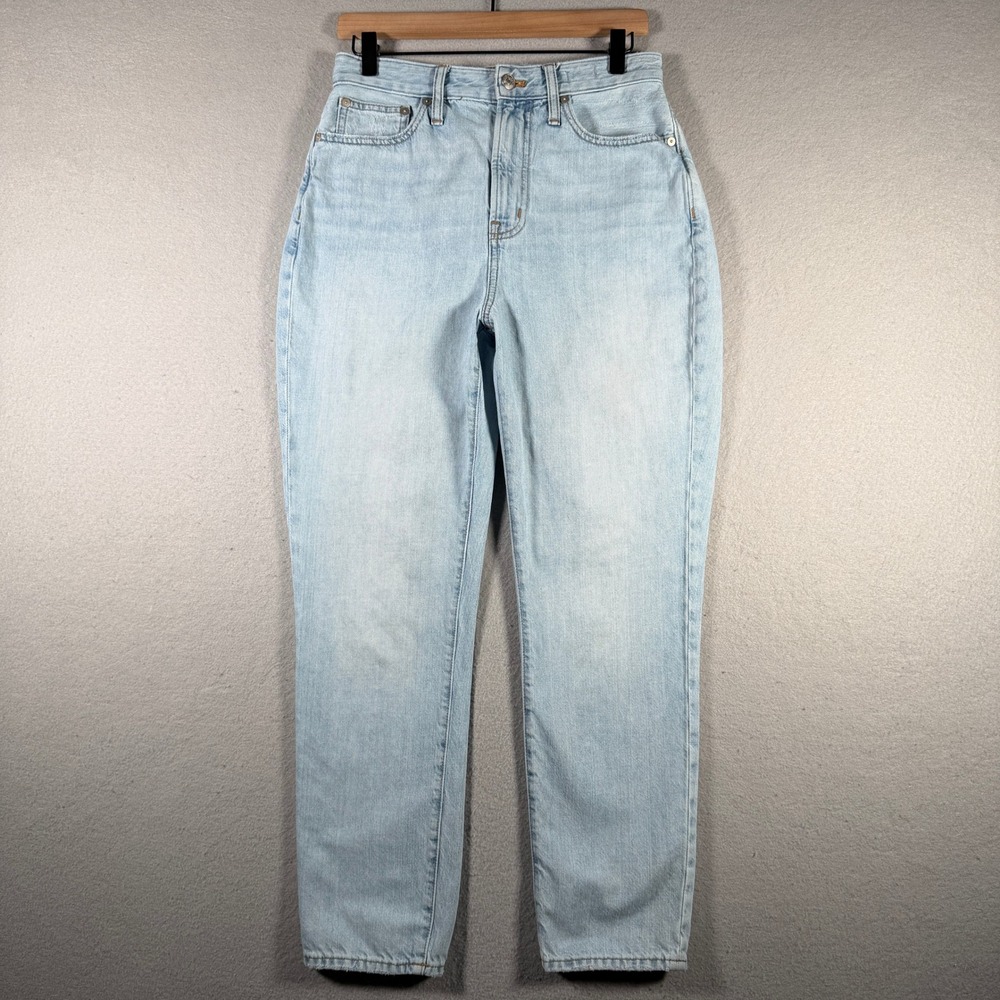 Madewell The Curvy Perfect Vintage Jean Light Wash High Rise Tapered 27 29x27